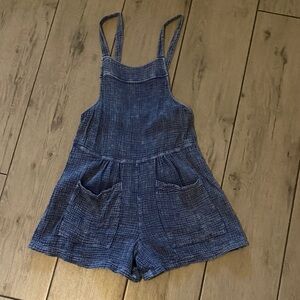 Blue Denim Romper